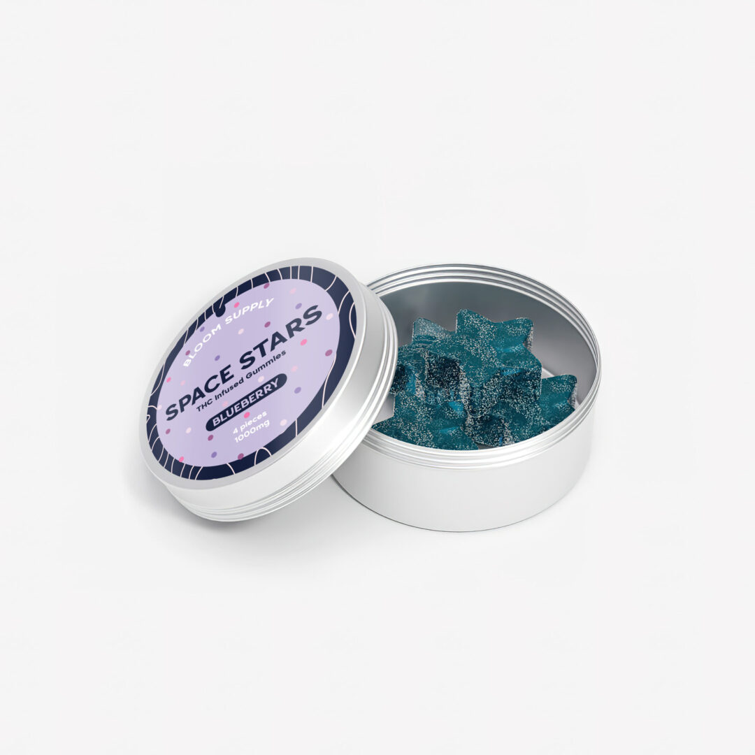 47 Space Stars - Blueberry THC Infused Gummies (1000mg)
