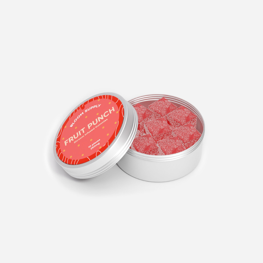 Untitled design (11) Fruit Punch - Psilocybin Infused Gummies (2500mg)