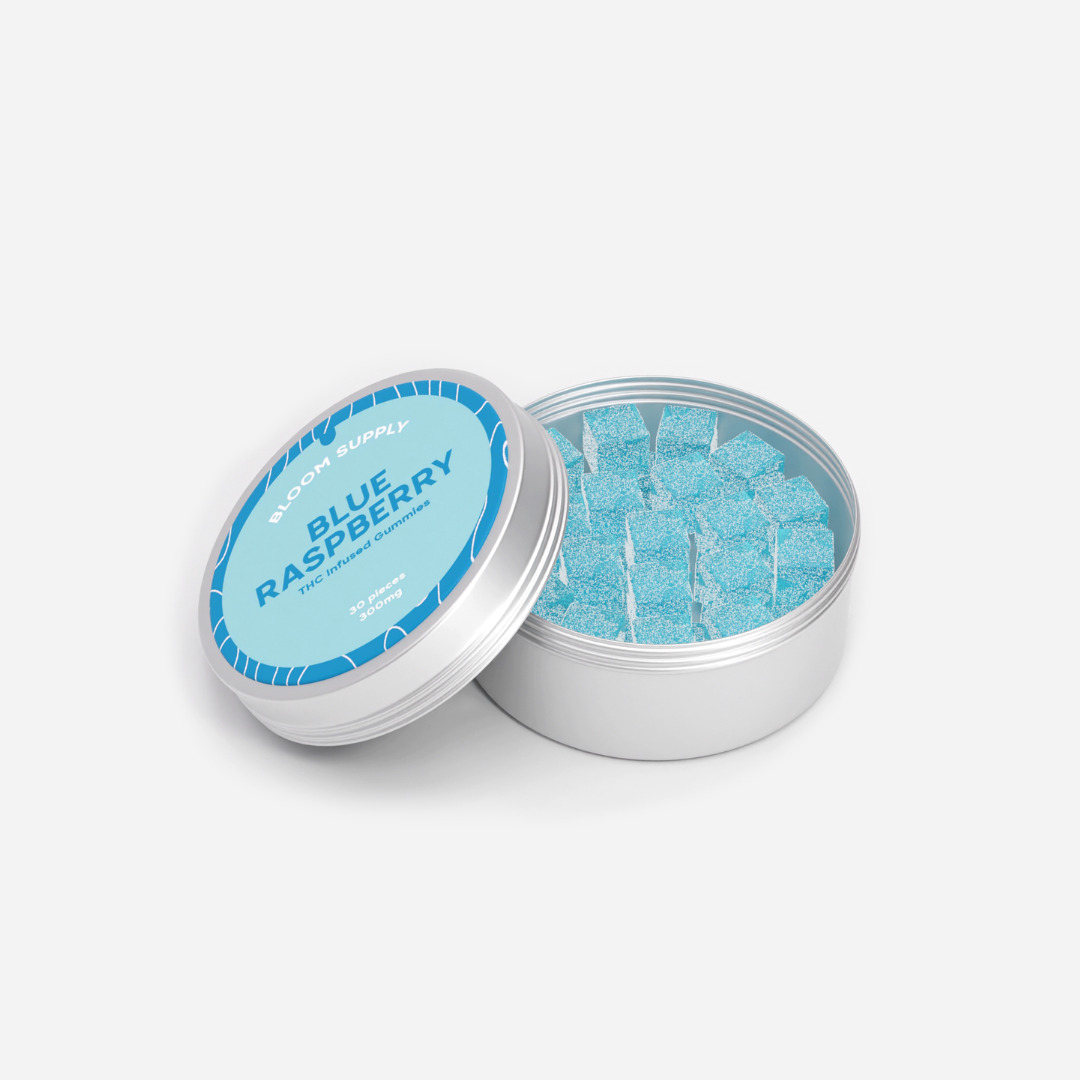Untitled design (2) Blue Raspberry - THC Infused Gummies