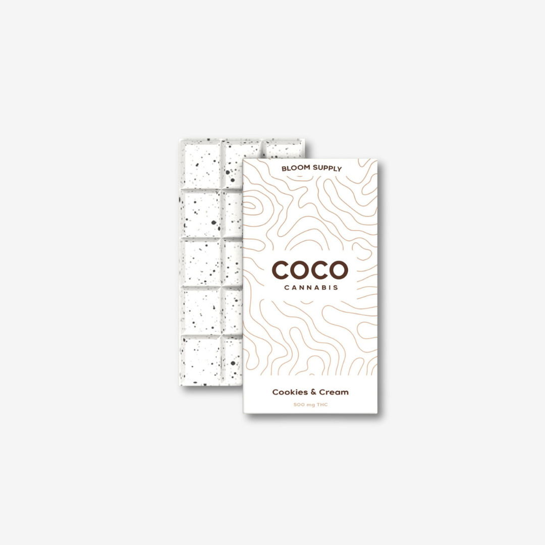 THC - Cookies & Cream Chocolate Bar